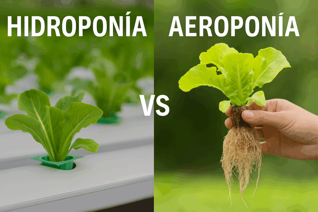 hidroponía vs aeroponíá perú